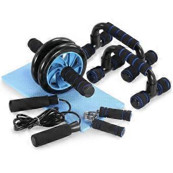 5-in-1 Home Gym Set Dual-Wheel Core Trainer