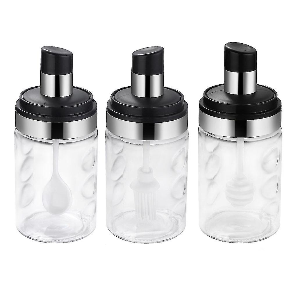 3-different Spice Lid Spoon Container 250ml