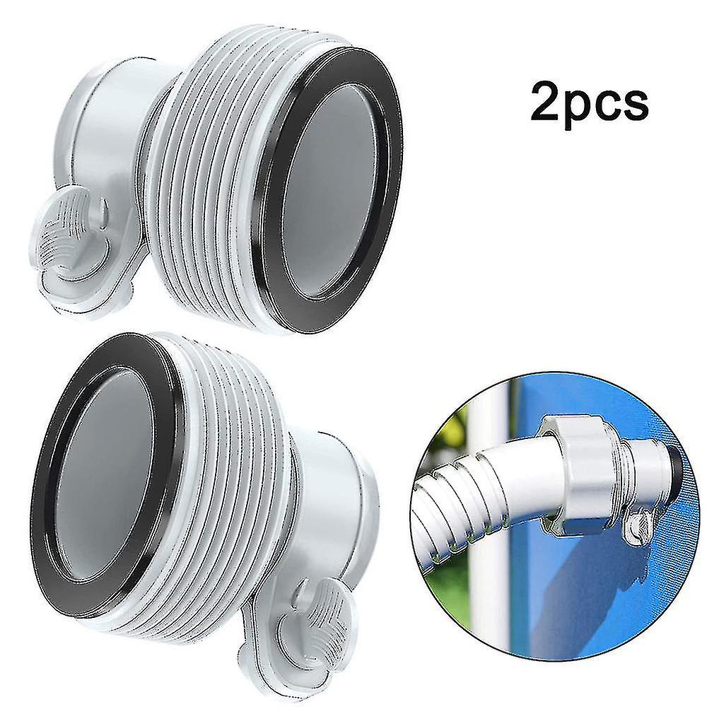 2 Pcs/set Filter Pump Adapter 1.25inch To 1.5inch Hose Converter For Intex Filter Pump