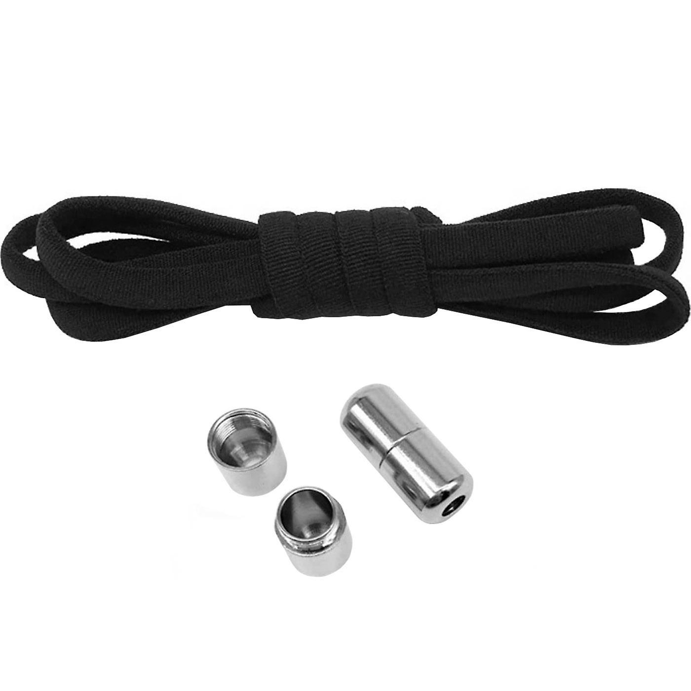 Tie-free, Elastic Shoelaces - Black