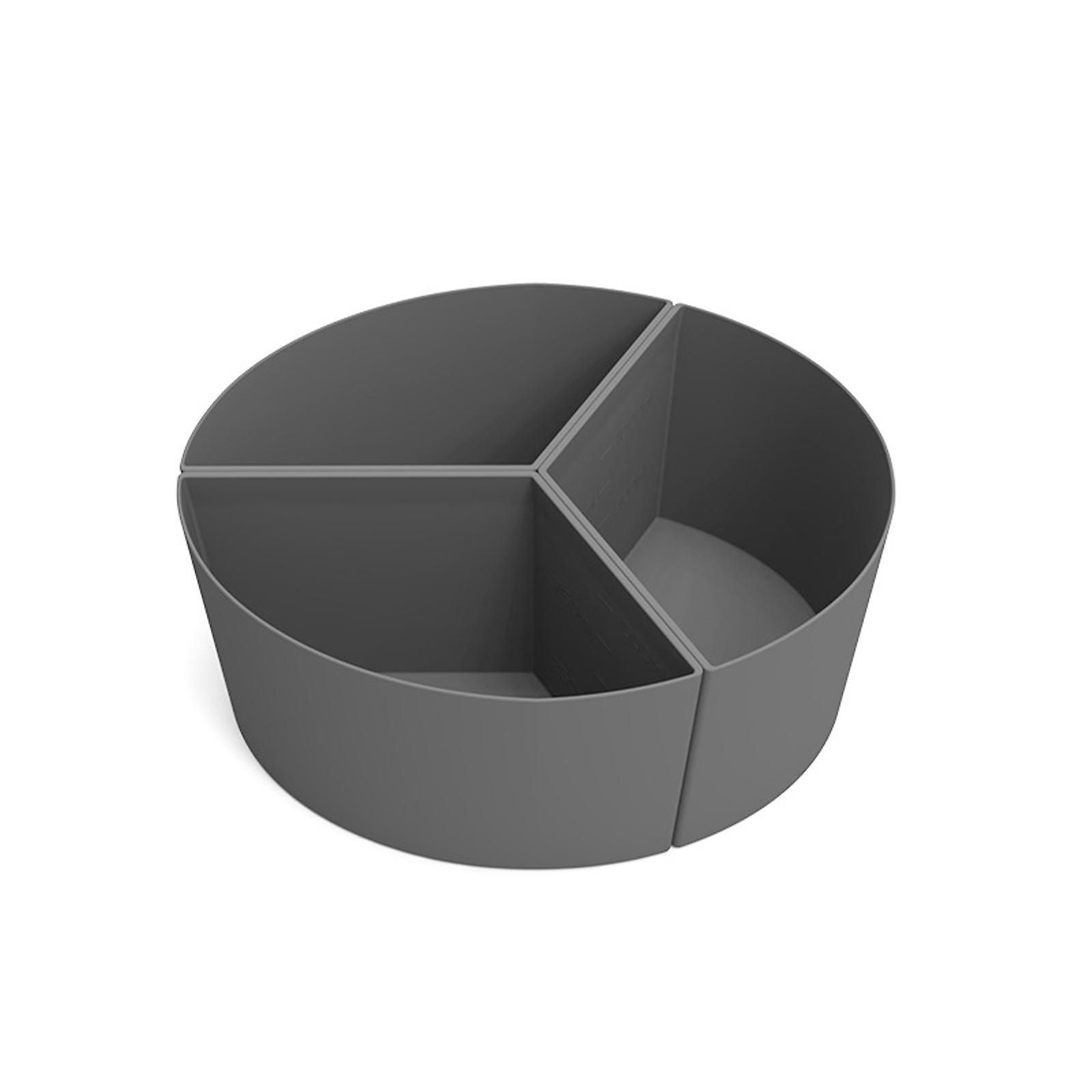 100% nuevo Encaje el revestimiento del divisor de la cocina de silicona 6 Qt Crockpot Reutilizable y a prueba de fugas Divisor de olla de silicona Lavavajillas Revestimiento de cocina seguro para 6 cuartos de galón Po