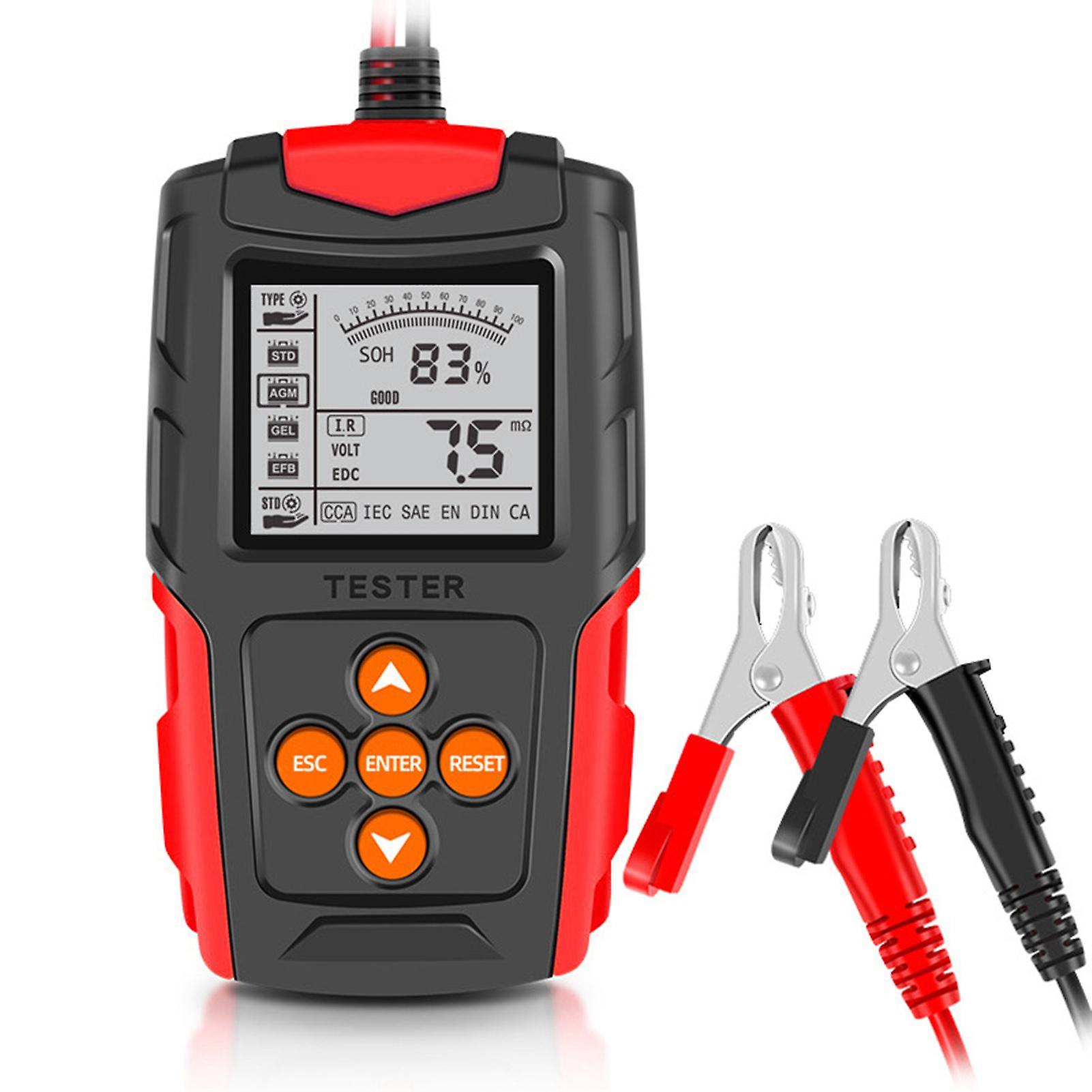 12V/24V Car Battery Tester LCD Digital Battery Analyzer Car Charge Diagnostic Tool for Car Truck