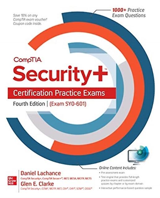 Comptia Security Certification Practice Exams Fourth Edition Exam Sy0601 by Glen Clarke Paperback