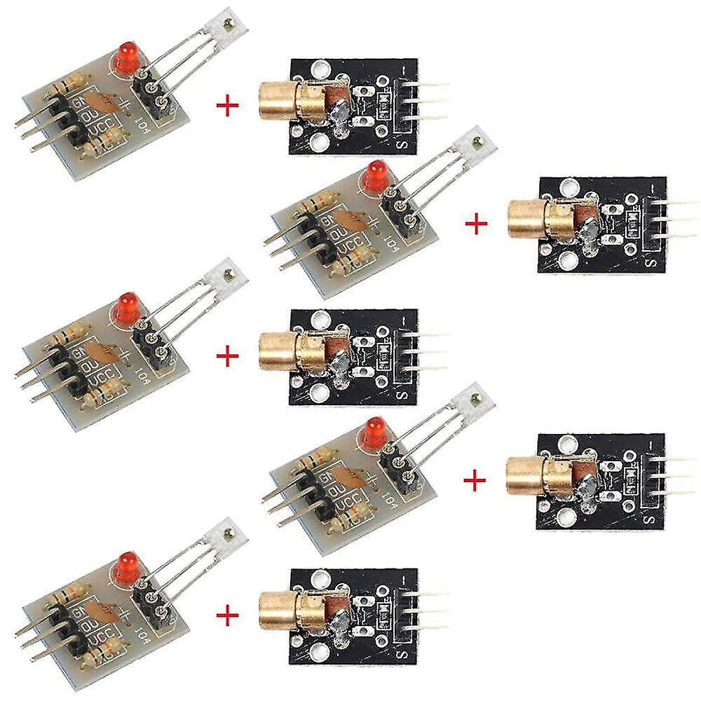 10 Pairs Sensor Module Board Laser-receiver Transmitter