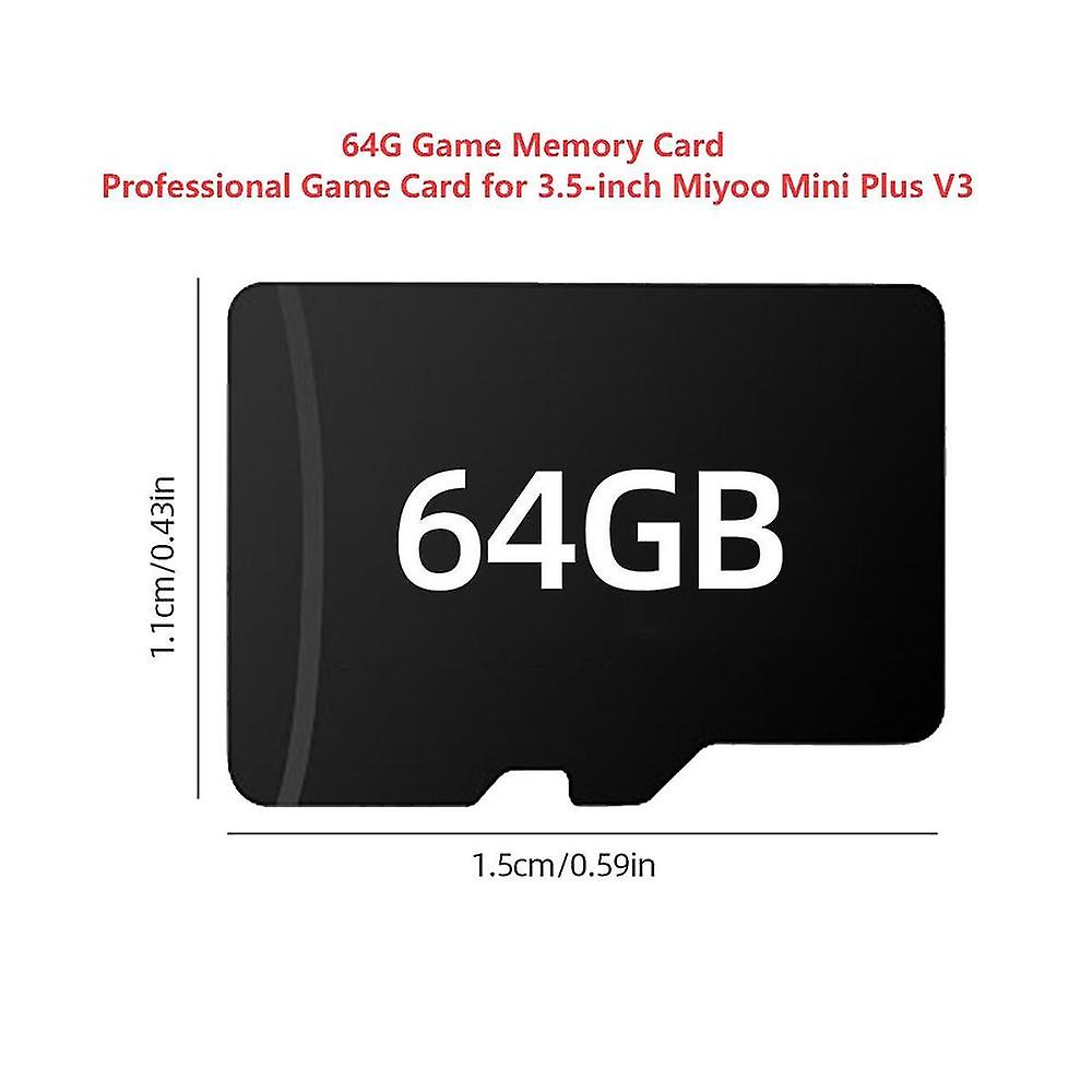 For Miyoo Mini Plus Retro Handheld Game Console 64g 3.5inch Ips Screen Linux System Game Player Chi