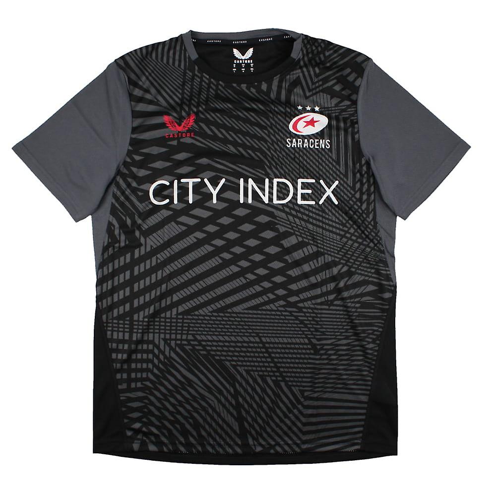 2023-2024 Saracens SS Training Tee (Black)