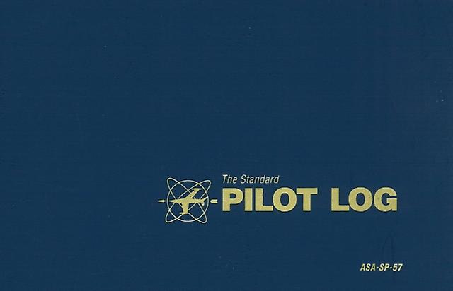 The Standard Pilot Log Navy Blue Asasp57 by Created by Asa Staff Paperback Book