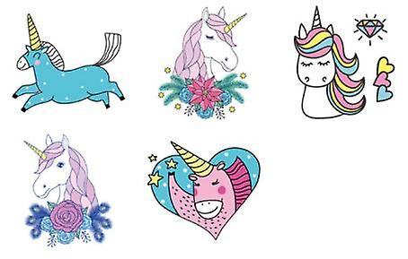 Unicorn 10 st stora barntatueringar tatuering enhörning
