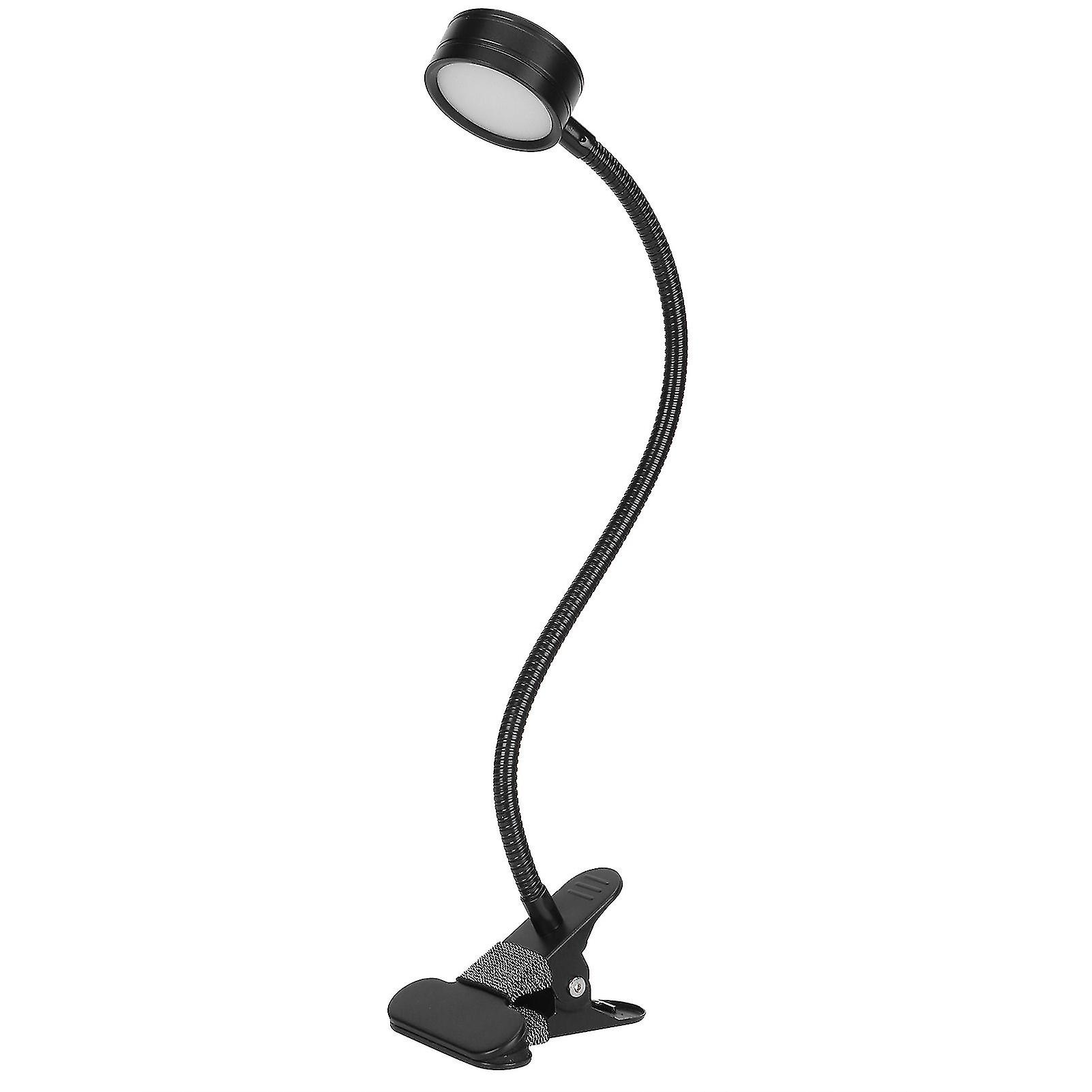 USB Desk Lamp 360° Angle Adjustable Clip On Gooseneck Reading Light for Office Bedroom