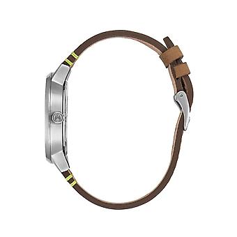Watch Nixon Damenuhr Nixon The Kensington Leather Brown Lime