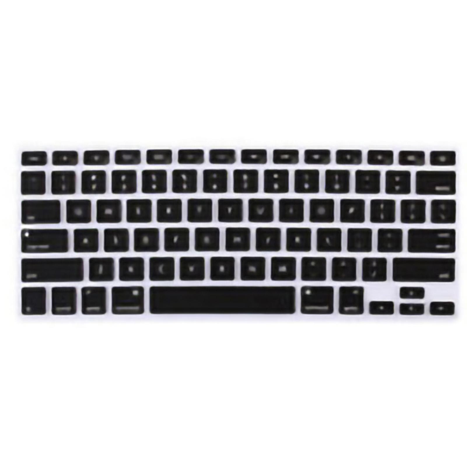 Keyboard Cover for MacBook Font Matching Waterproof Dustproof Silicone Keyboard ProtectorBlack 20 US Versio 13air (A2337)