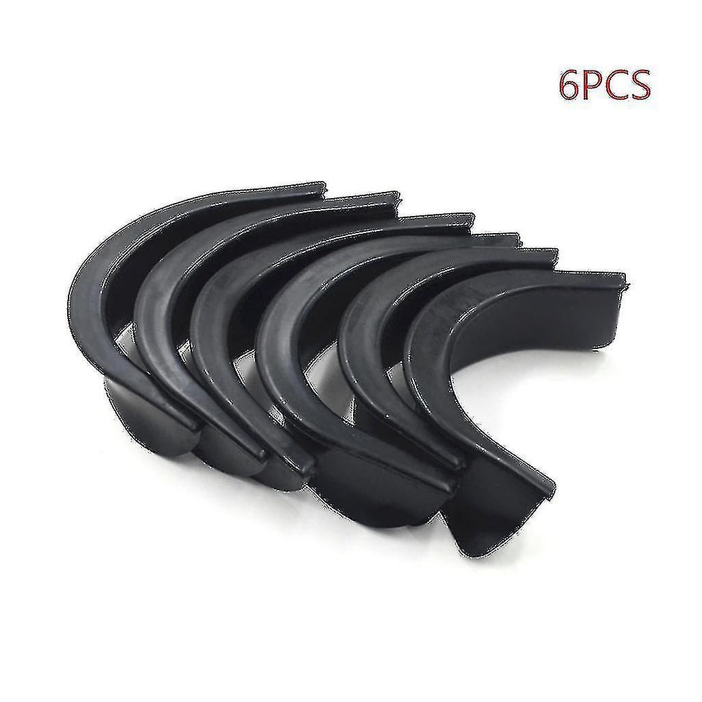 6pcs/set Pool Table Billiard Pocket Hole Rubber Liners 4 Corner 2 Side Corner Lining Snooker Replacement Accessories For Bar Home