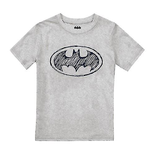 Batman Boys Scratch Logo T-Shirt