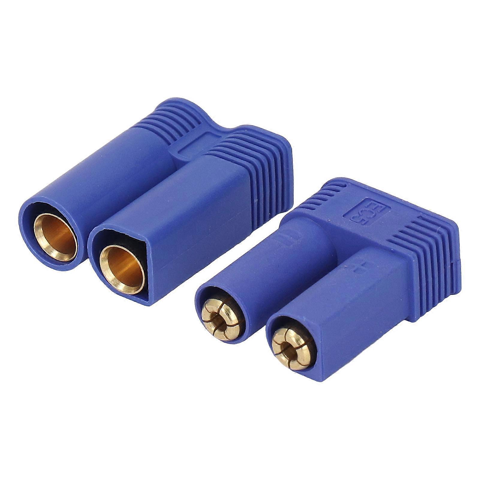 10 Pairs EC5 Gold Plated Plug Connector Anti Reverse Brass RC Model Accessories for Drone 