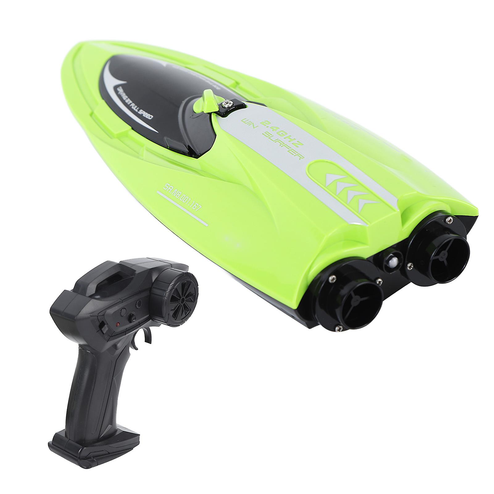 RC Boat High Speed 4 Channel 2.4G Remote Control Racing Ship with Rechargeable Battery for 8 Years Old Above 