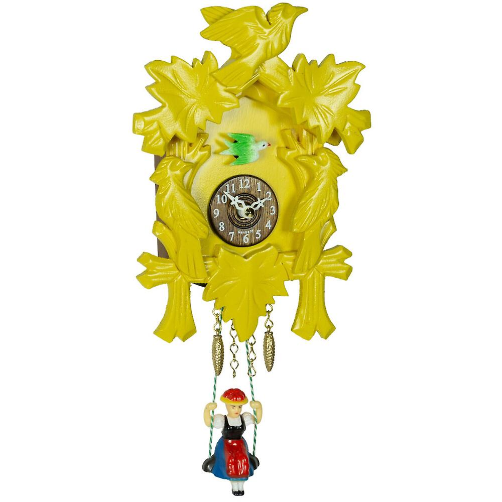 Trenkle - 2002_SQ_gelb - Cuckoo Clock - Quartz - Kuckulino Color Edition