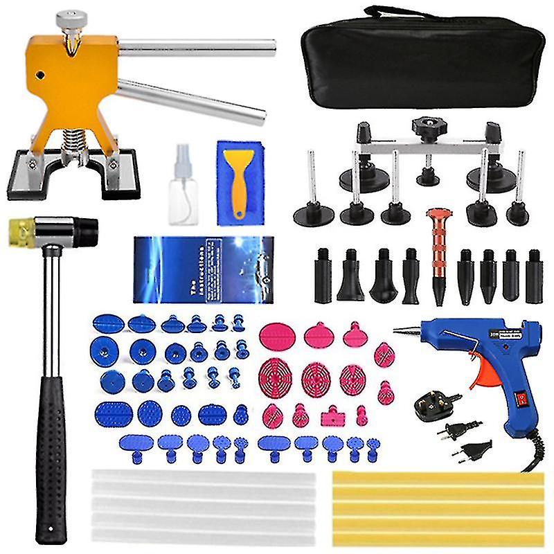 أدوات إصلاح دنت السيارة السيارات بدون طلاء الجسم إزالة دنت مجموعات السيارات دنت المزيل شفط كأس دنت بولير أداة كيت لسيارة-yuyu