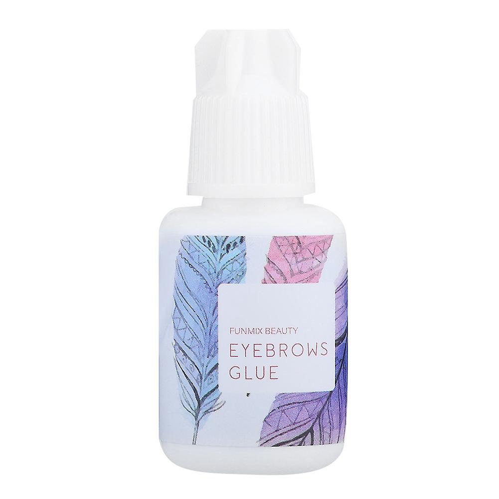 Professional Glue for Grafted Eyebrow Extensions, Long-lasting Eyebrow Liquid Gel 10ml