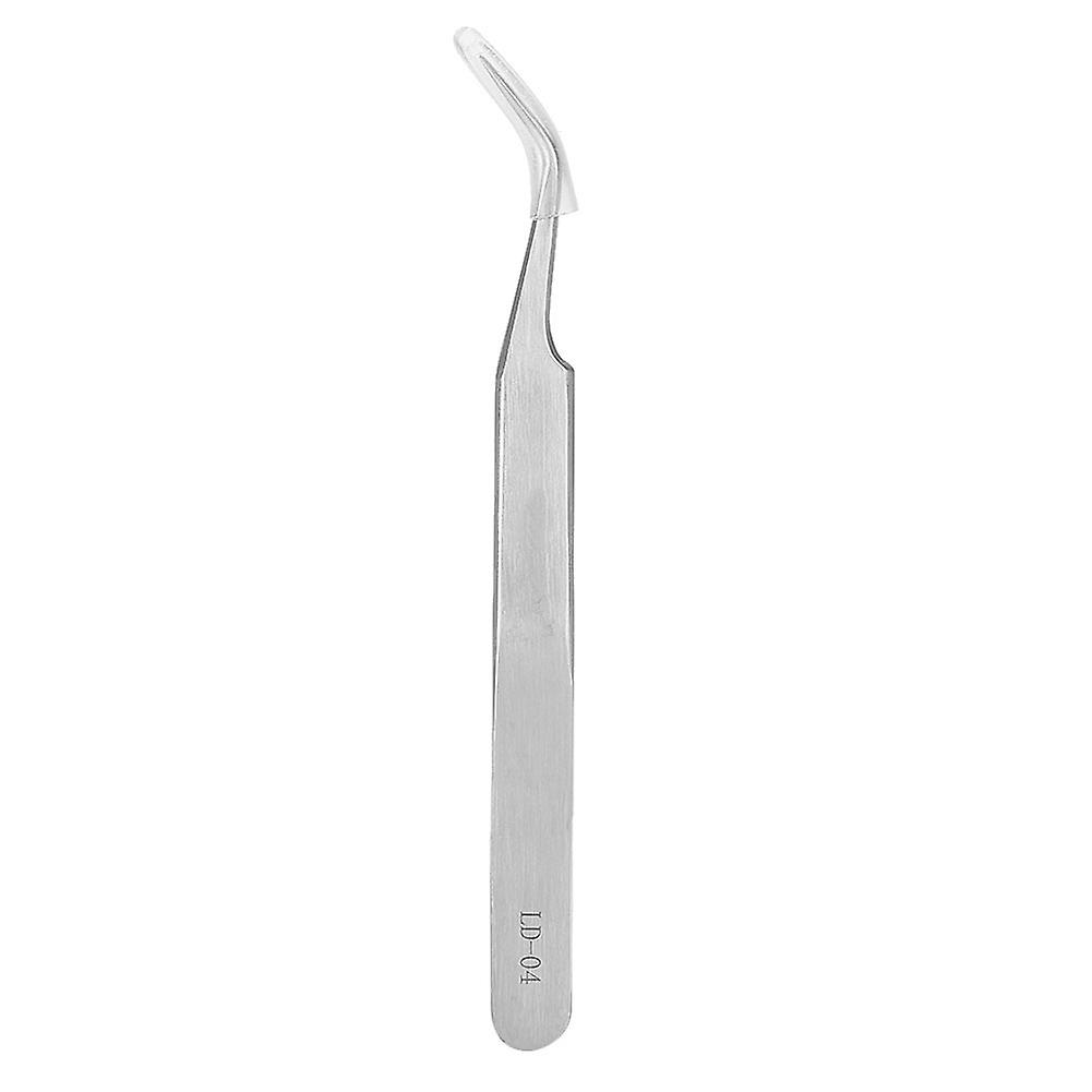 Stainless Steel Eyelash Extension Tweezers, Curved False Eyelash Tweezers
