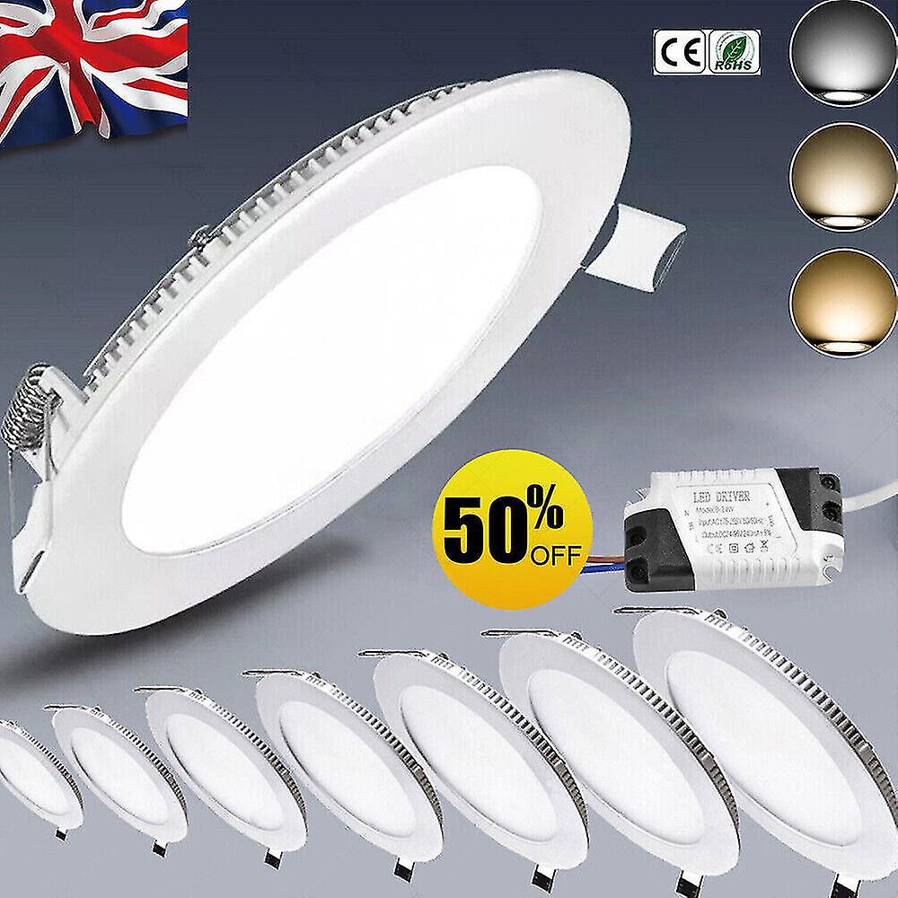 Wielka Brytania Ultra Slim Wpuszczane płaskie oświetlenie sufitowe z płaskim panelem Reflektory Downlights