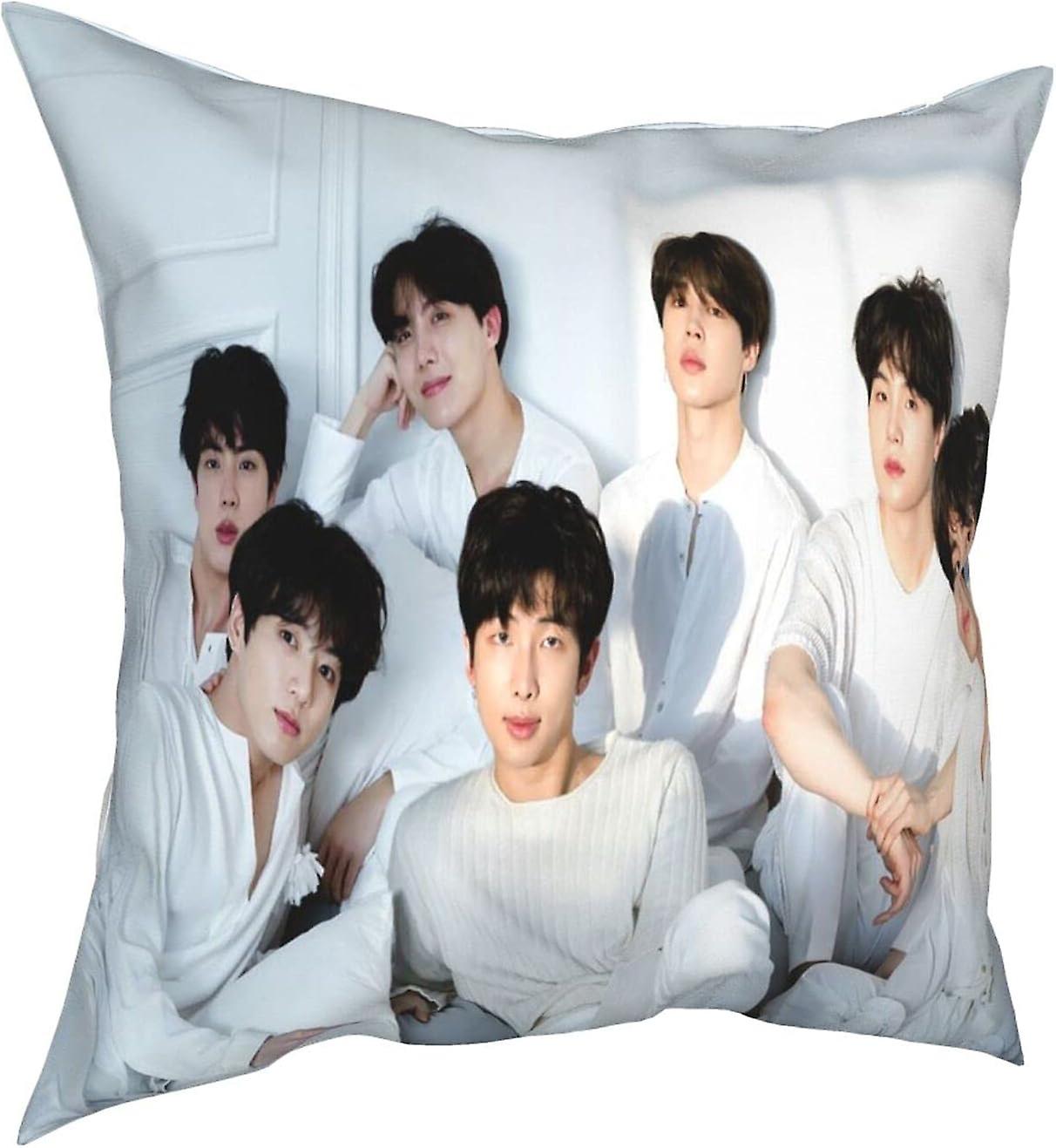 Comfortable Pillowcase B_x_S Pillow Cases Pack of 1,Soft Decorative Square Throw Pillow Covers Set Cushion Case for Sofa Bedroom Car (D-1053)