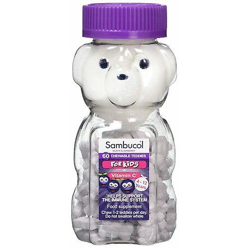 Sambucol Kids Teddies - Black Elderberry + Vit C 60 Tabs