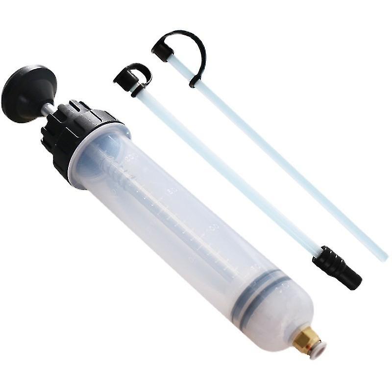 200ml Oil Suction Syringe,oil Change Syringe Brake Fluid Extractor Pump, Automotive Oil Syringe(1set, Black)