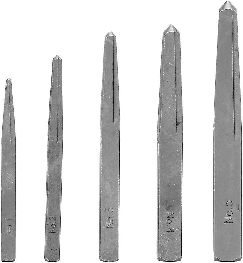 Screw Extractors - 5 Piece Screw Extractor, Broken Damaged Bolt, Easy Removal Tools