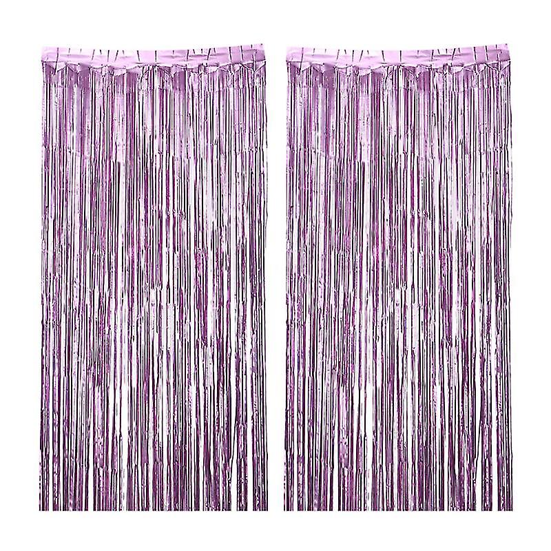 2pcs Background Rain Curtain