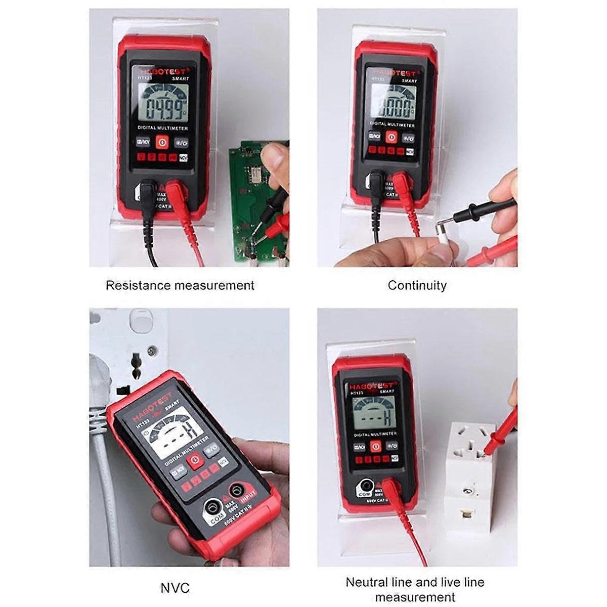 Smart Digital Multimeter, Automatic Digital Multimeter, 4000 Counts ...