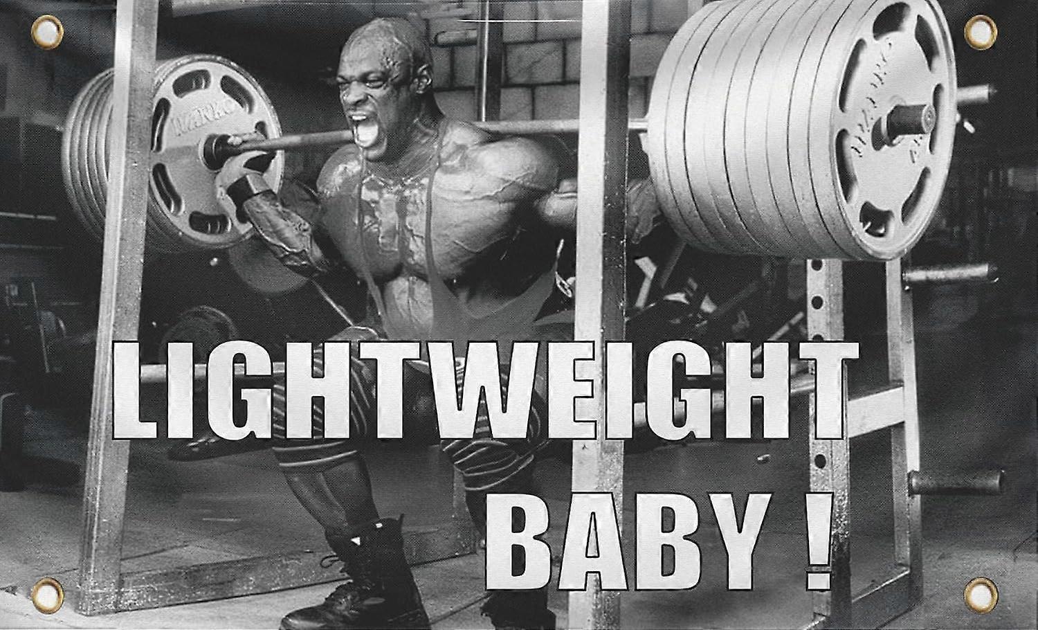Ronnie Coleman Ελαφριά σημαία Εμπνεύστε την προπόνησή σας με αυτή τη σημαία - Μείνετε παρακινημένοι με δροσερή κινητήρια τέχνη - Γυμναστήριο Διακόσμηση τοίχου Ένα κομμάτι QIZ283