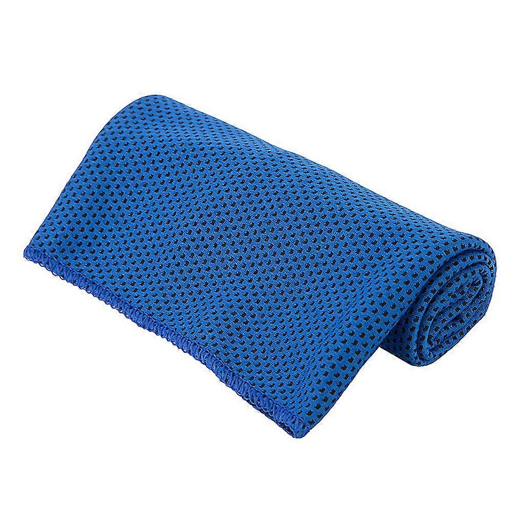 1pc Solid Color Sports Towel Fitness Sweat Absorbent Running Towels for Outdoor Running (Random Color)