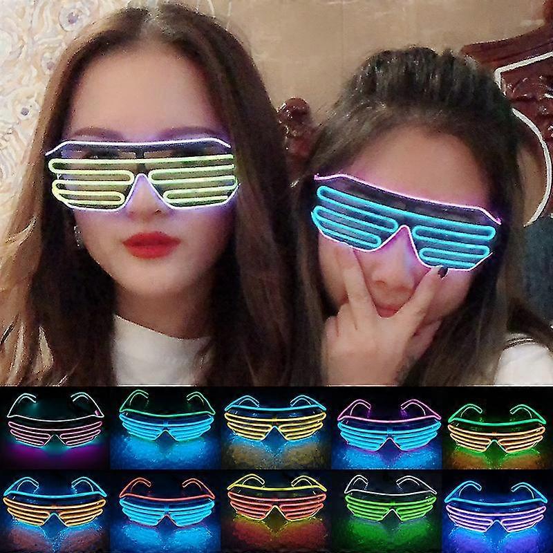 Led Light Up Glasses Usb Rechargeable For Parties Festivals