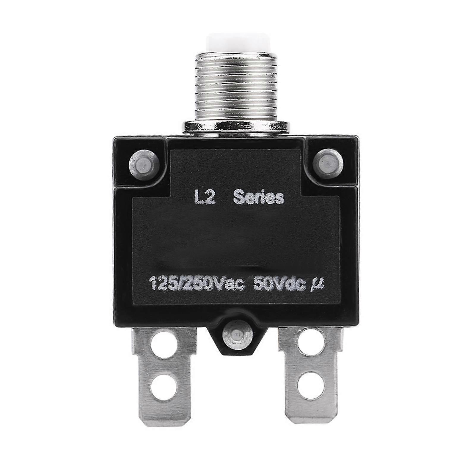 20A 125/250V Reset Thermal Switch Circuit Breaker Overcurrent Overload Protector for Generator