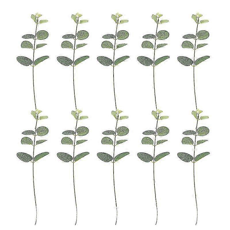 10pcs cake decorations , Eucalyptus Leaf Cake Topper