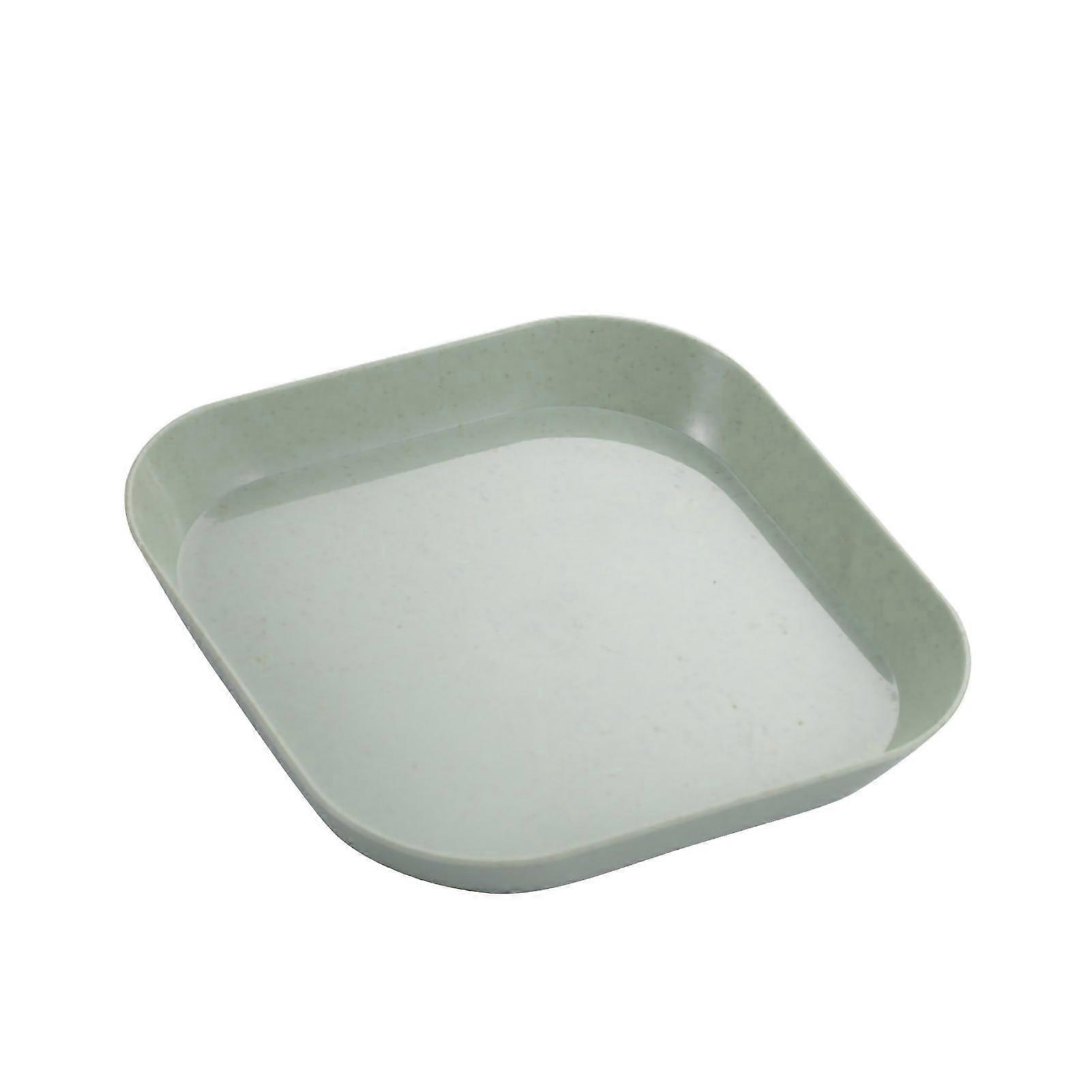 Dinner Plate Tableware Wheat Straw Pp Dinnerware For Dish Fruits Serving Sauce Dippingshallow Square Cyan