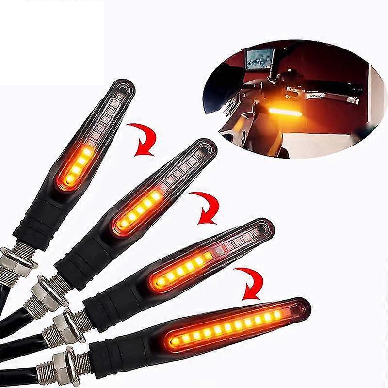 Udsøgt Universal Motorcykel Blinklys 12V Vandtæt Blinklys Blinklys Baglygter Lampe Tilbehør