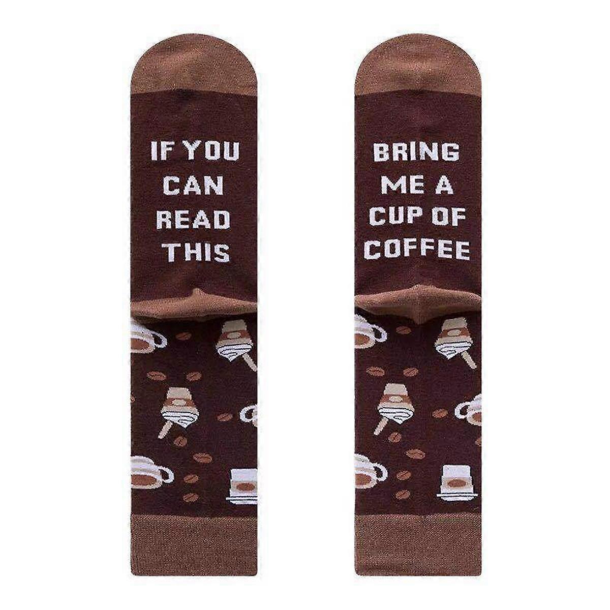 Middels bomull trendstrømper - kremfarge