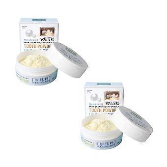 Pearl Probiotic Tooth Powder hat einen erfrischenden Geschmack, aufhellend, aufhellend, Flecken entfernen, Gelbtöne entfernen und Zähne mit Bleichmitteln reinigen