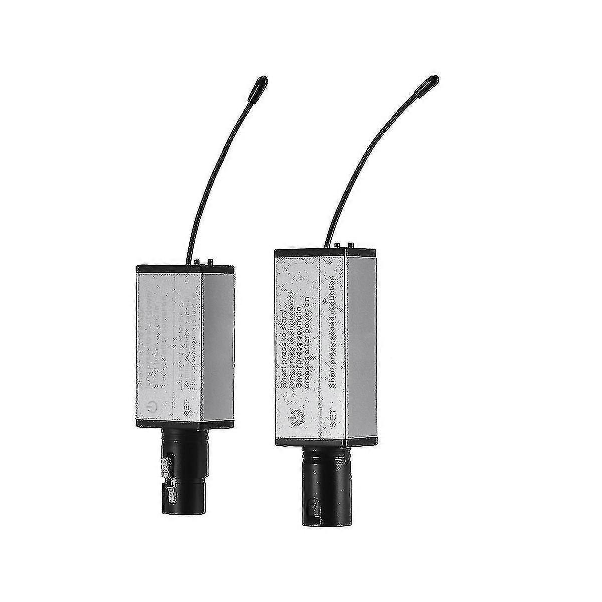 Ur-4 Professional Digital Wireless Microphone System With Xlr Transmitter Receiver Silver Gray-dt