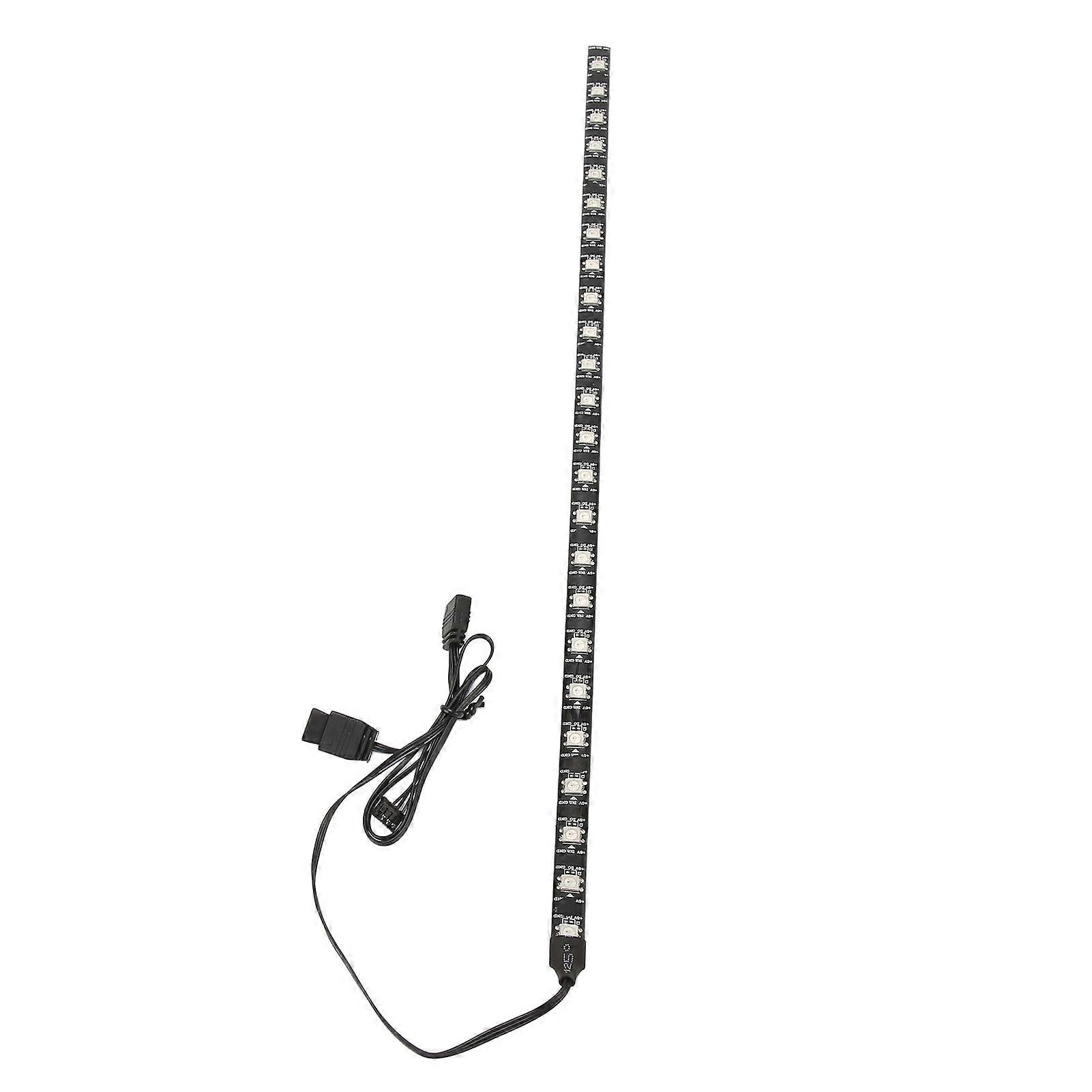 PC LED Light Strip 15.7in Magnetic Customizable ARGB for Computer Chassis Decoration