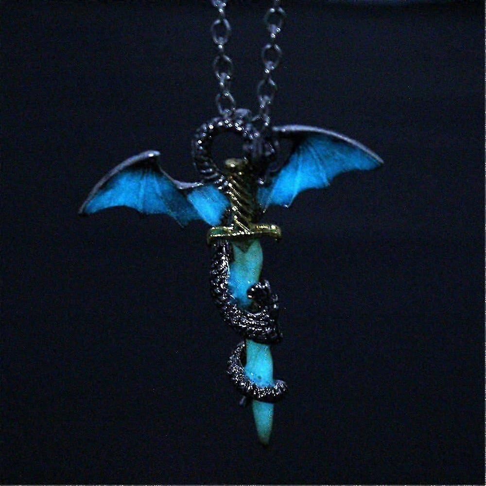 Game of Thrones Dragon Épée Punk Collier Lumineux Targaryen Glow Pendentifs-Yvan