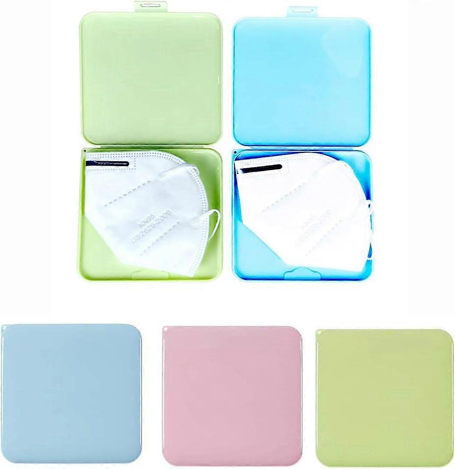 Pack of 3 Plastic Storage Boxes Reusable Storage Case Portable Dustproof Case