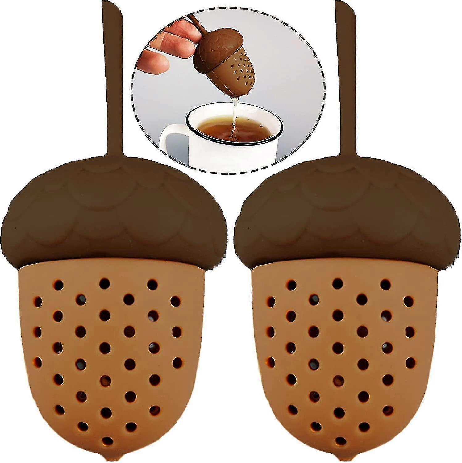 2 Piece Tea Infuser With Movable Tea Strainer Saucer, New Tea Strainer, Tea Infuser