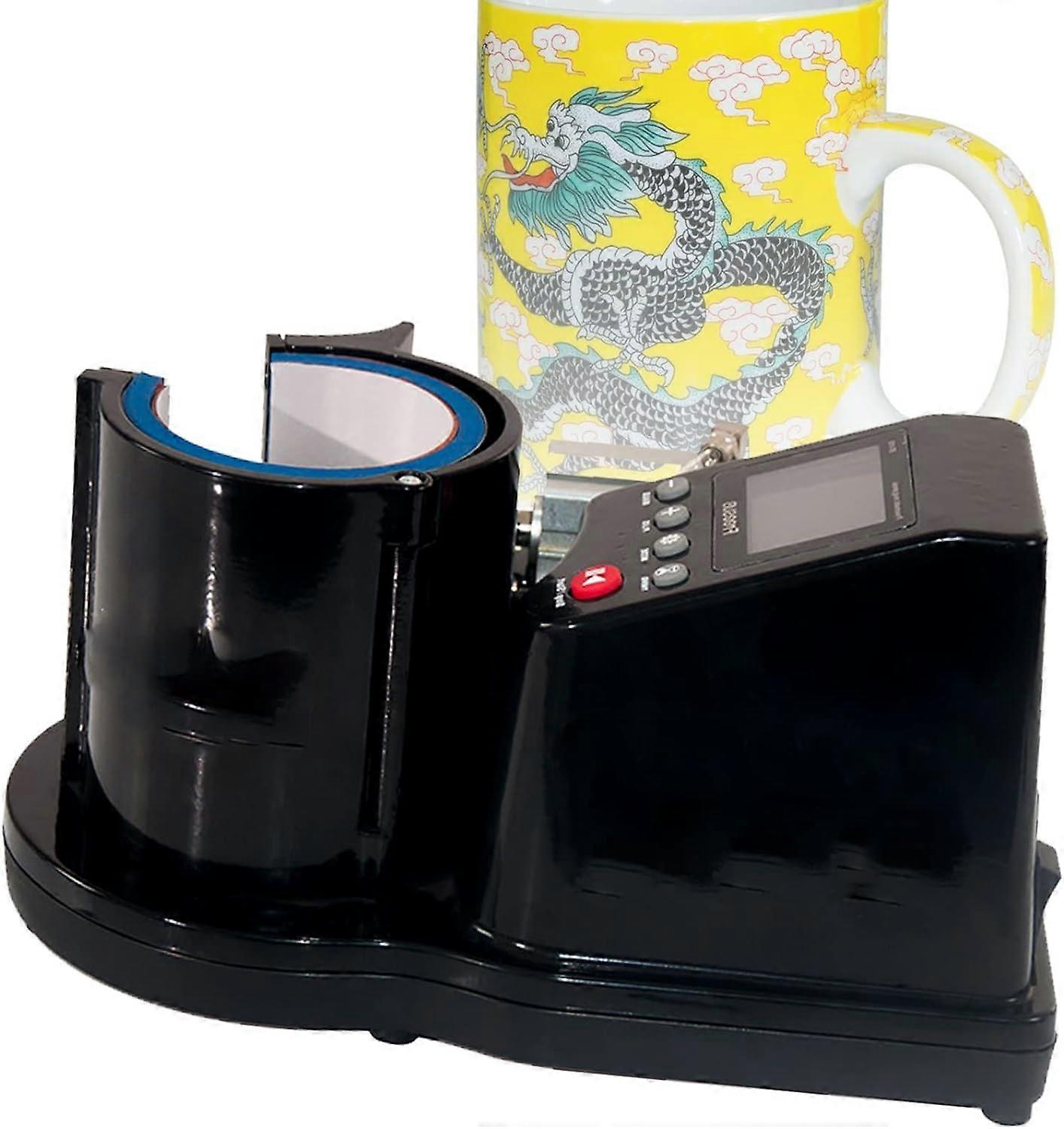 280w csésze csésze kávésbögre hőprés, gép DIY hőprés átadó gép, A bögre forró prés riasztóberendezéssel rendelkezik, és a fogantyú ergonomikus kialakítású
