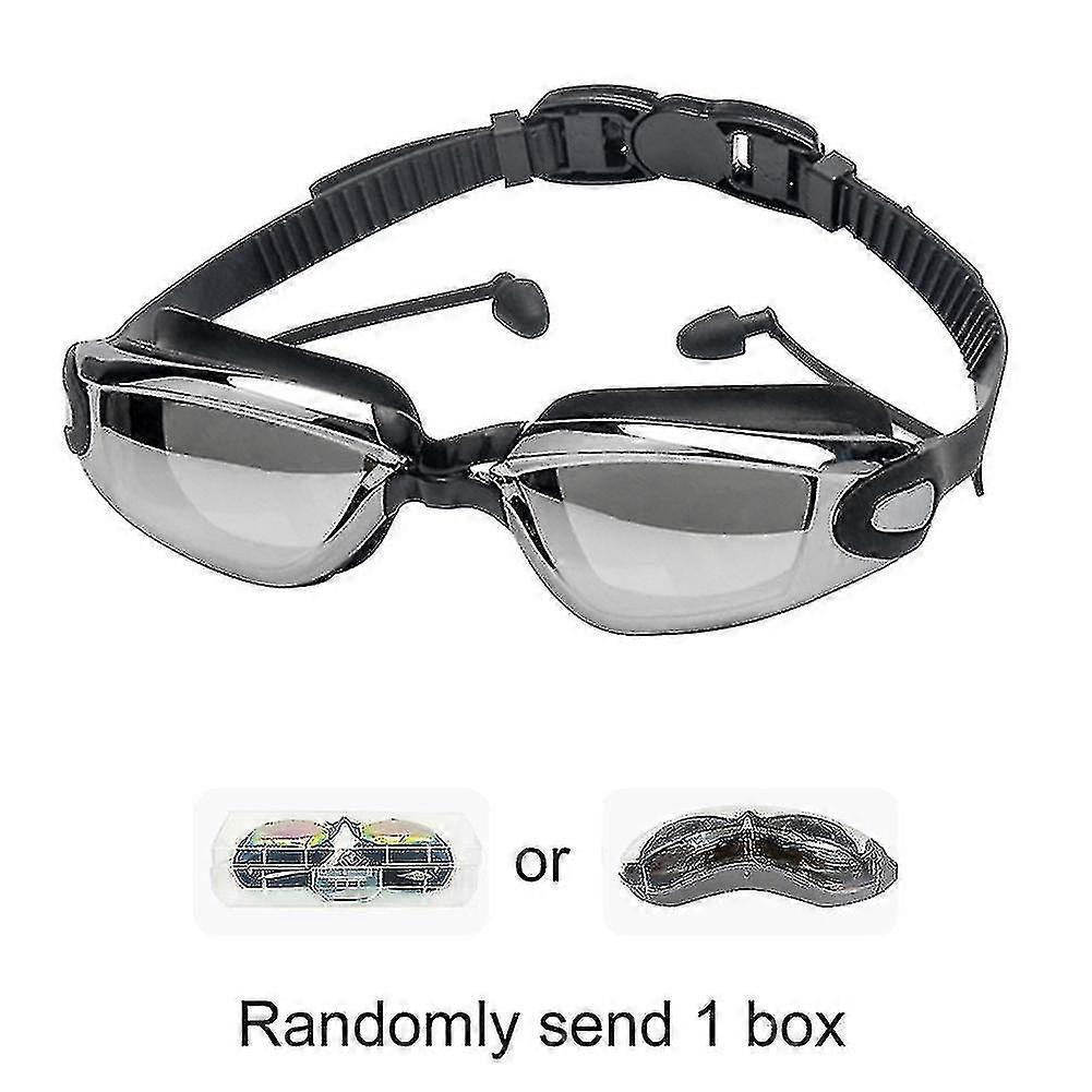 Adult High-definition Swimming Goggles Adjustable Waterproof Anti-fog Anti Uv Lens For Men