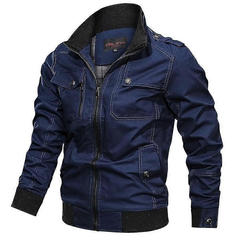 Männer Cargo Military Combat Coat Bomber Work Jacket Army Outerwear