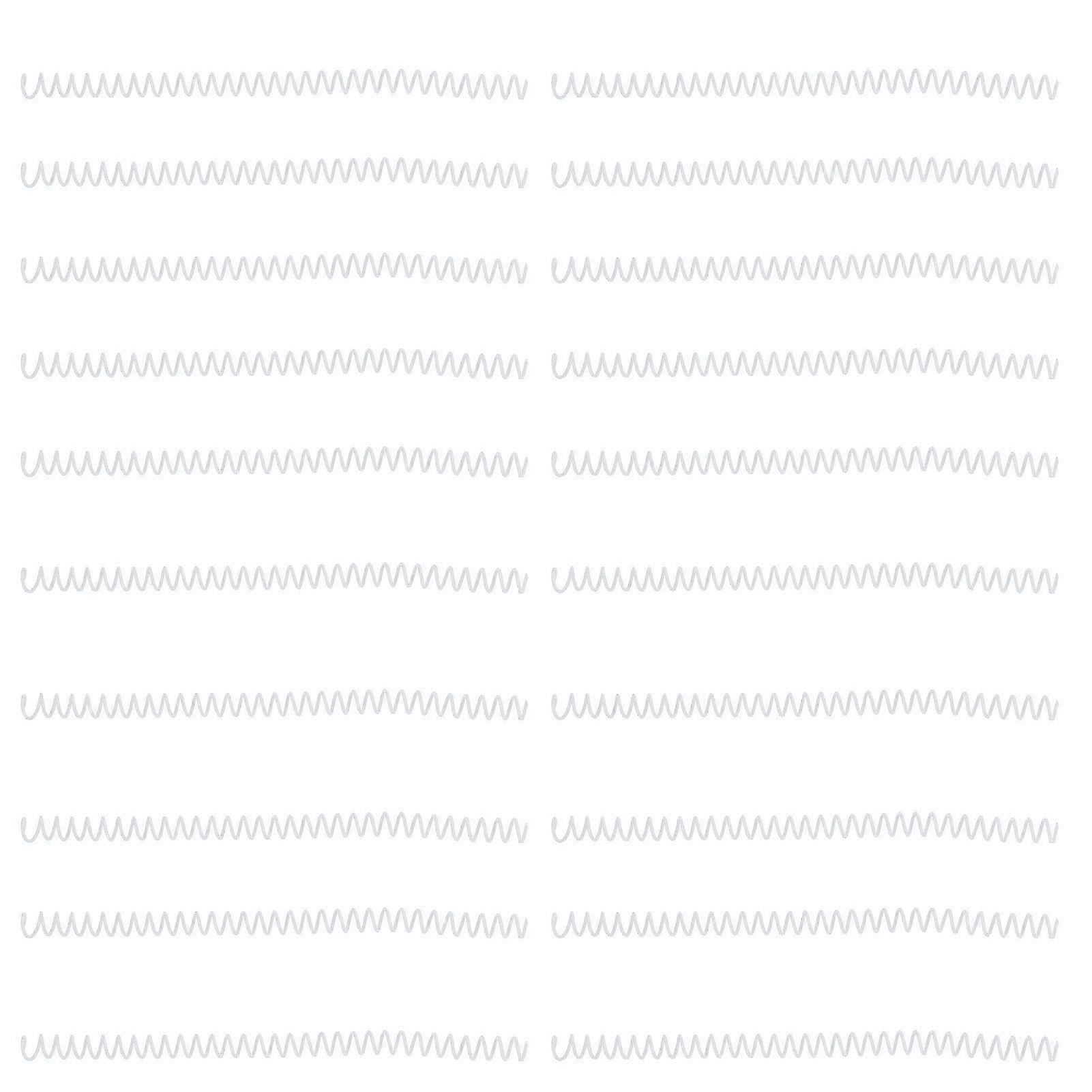 20 قطع لفائف ملزمة حلزونية 30 ورقة ABS البلاستيك دوامية ملزمة العمود الفقري للعمل القرطاسية الأبيض