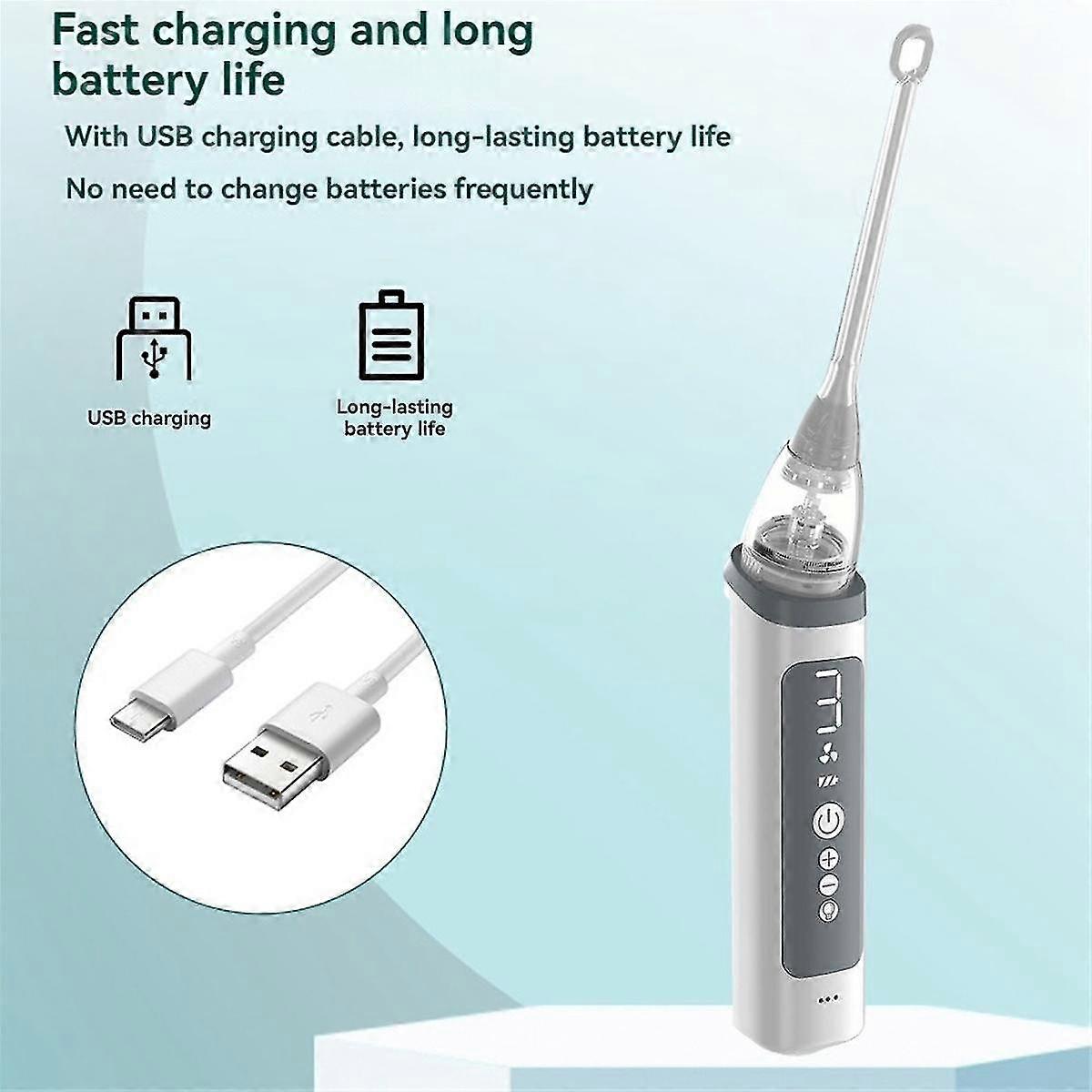 Kit electronic de îndepărtare a pietrelor amigdalelor, aspirator de îndepărtare a pietrelor amigdalelor, curățător automat de gură pentru îngrijirea orală, curățător pentru amigdale