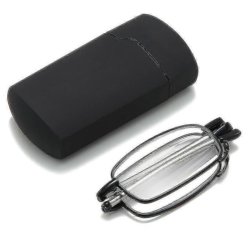Secure Fit Armless Ultralight Foldable Reading Glasses With Universal Pod Case